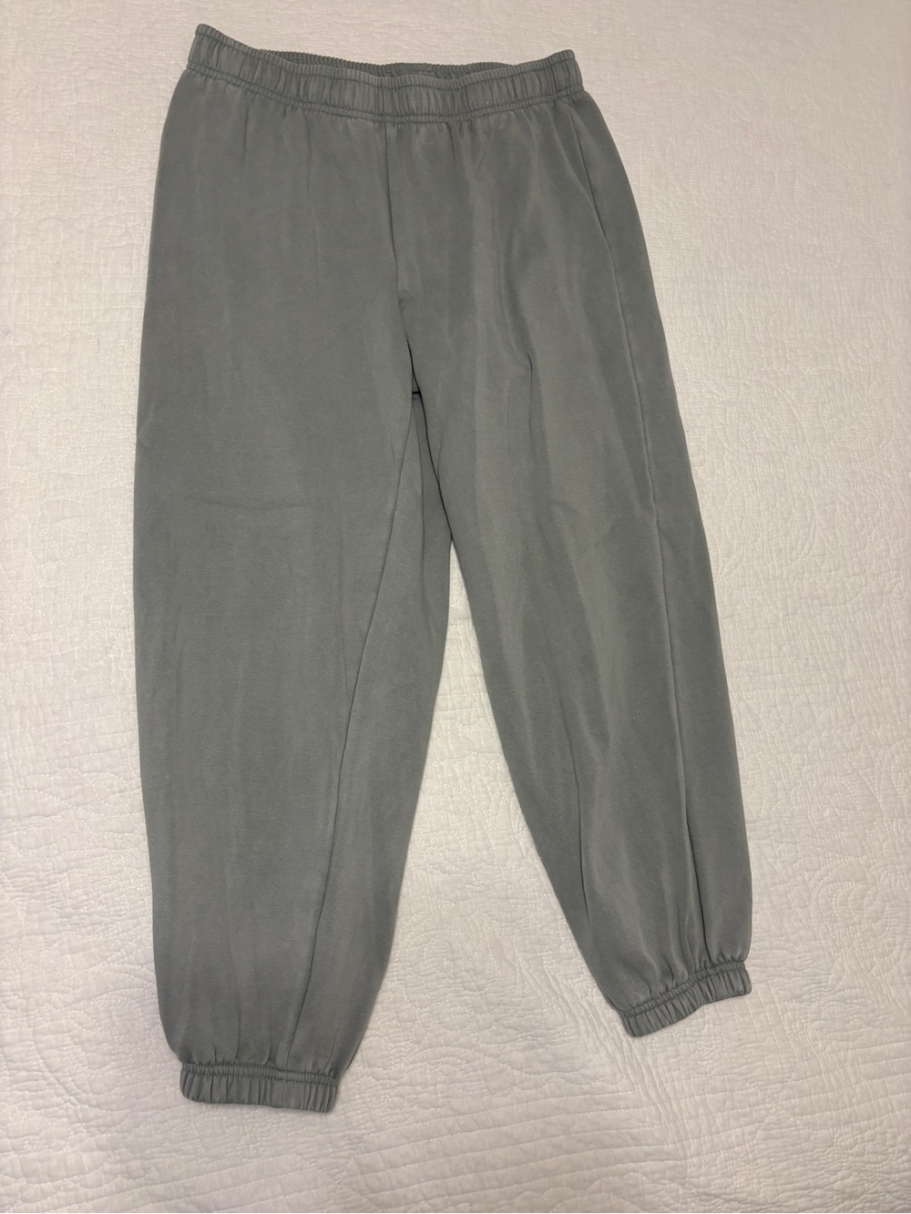 Women’s olive green jogger sweatpants